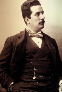 Giacomo Puccini (1858-1924) door Unknown